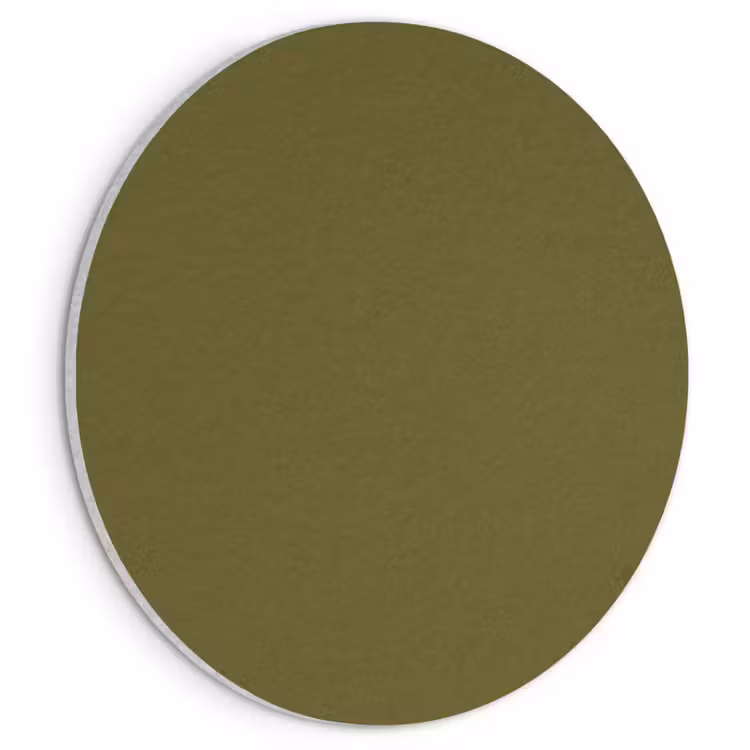 Akoestisch schilderij rond - Dark - Olive - Groen — 1