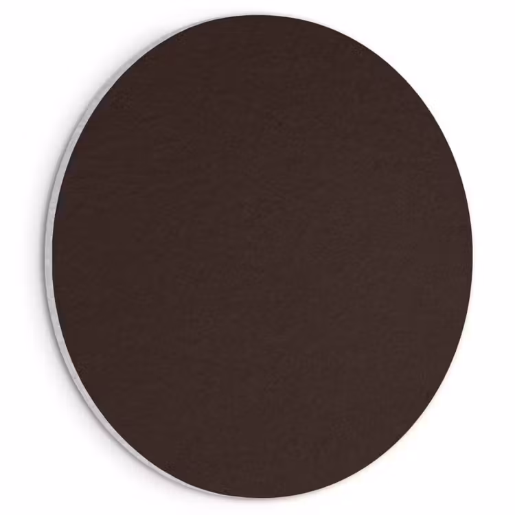 Akoestisch schilderij rond - Deep - Obsidian - Bruin — 1