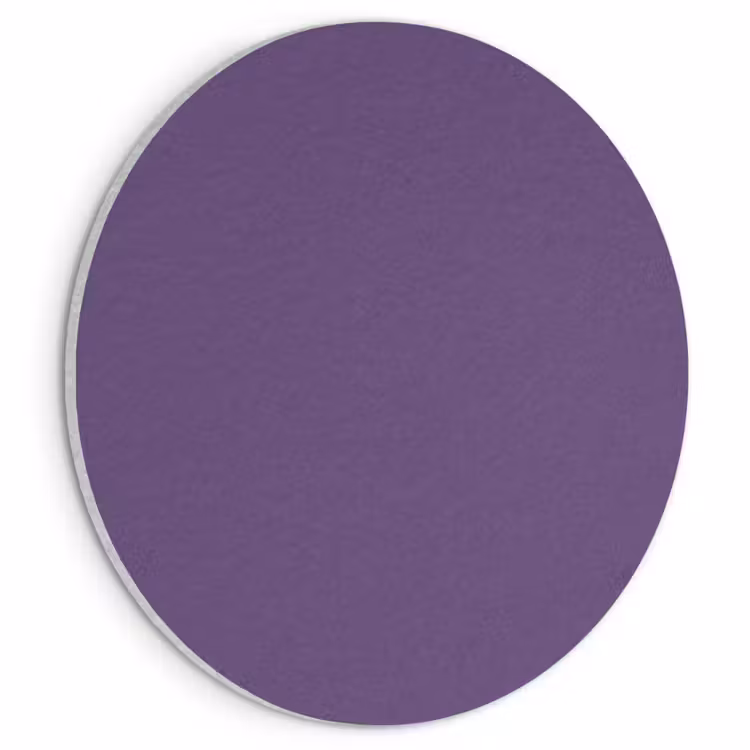 Akoestisch schilderij rond - Deep - Plum - Paars — 1
