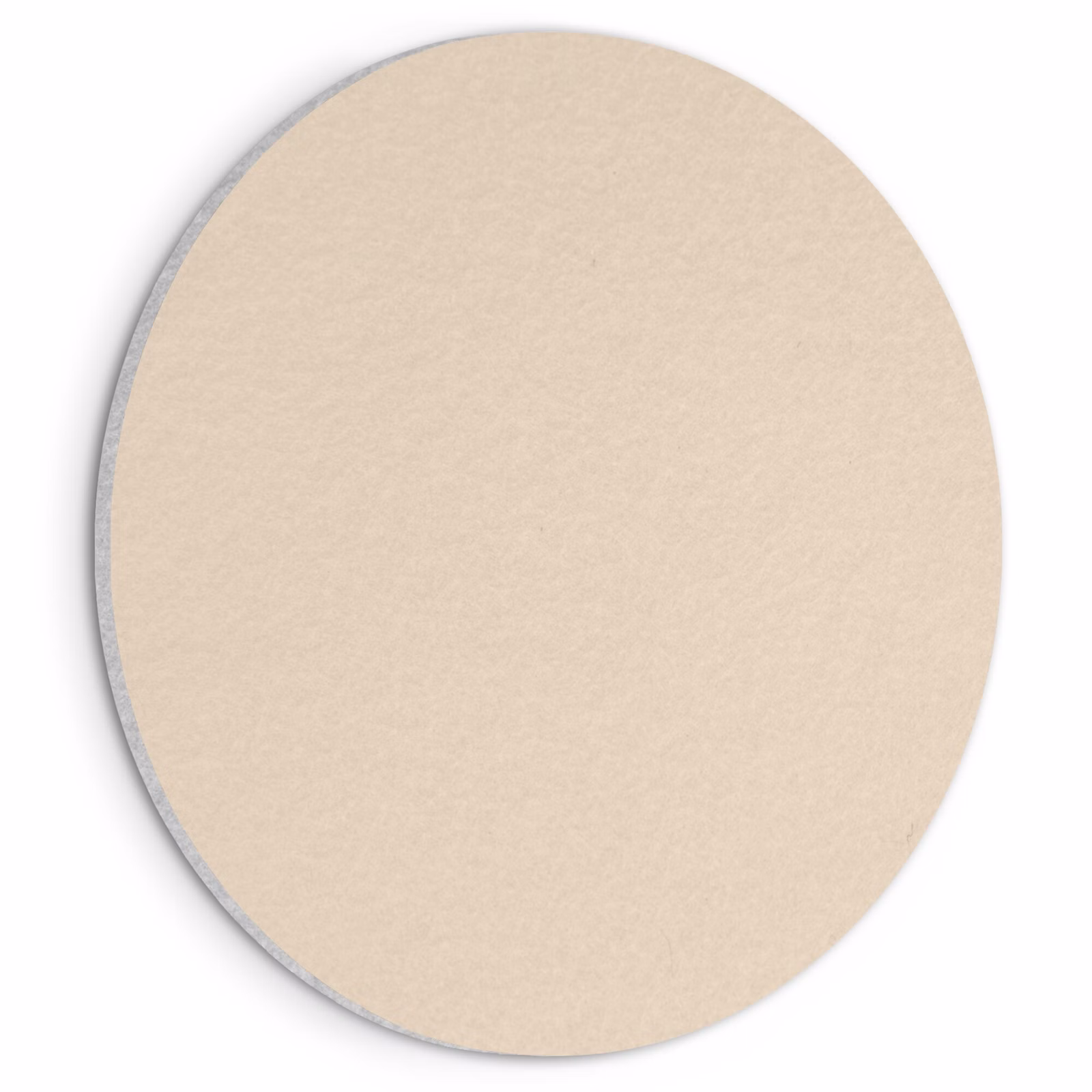 Akoestisch schilderij rond - Cream - Nude - Neutraal — 1