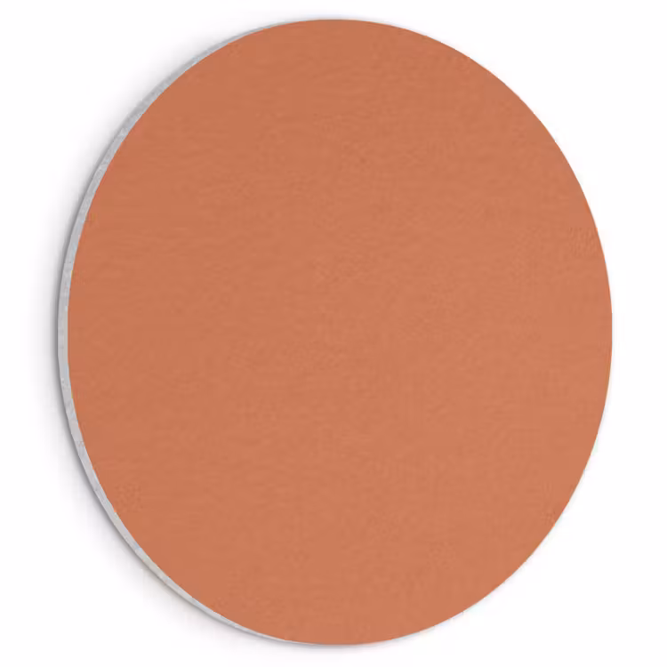 Akoestisch schilderij rond - Classic - Terracotta - Oranje — 1