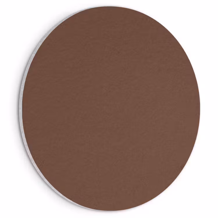 Akoestisch schilderij rond - Deep - Clay - Brown - Bruin — 1