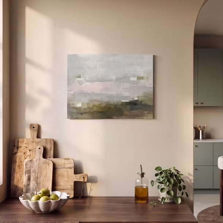 Akoestisch schilderij - Abstract - Gelaagd - Kunst - Modern - Grijs-Groen — 3