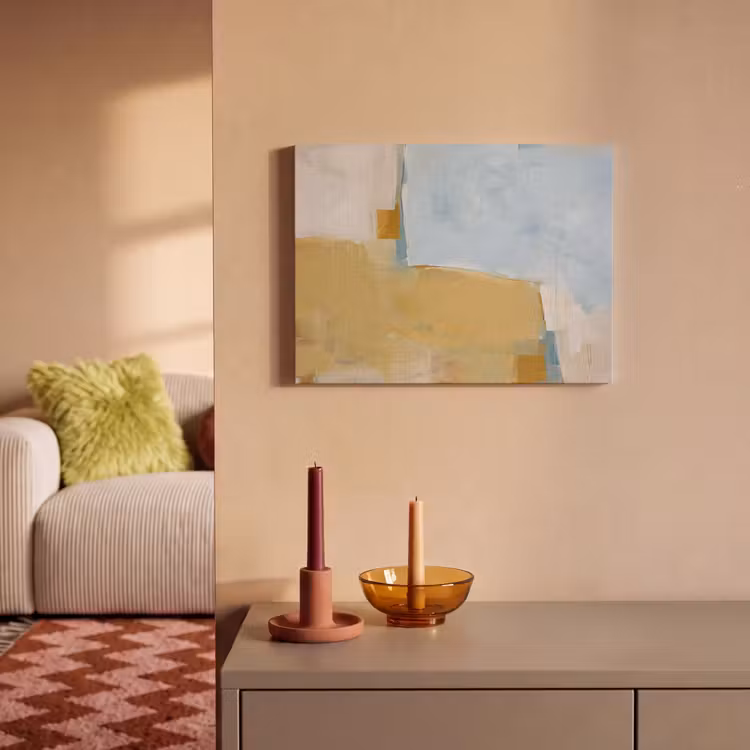 Akoestisch schilderij - Abstract - Kleuren - Kunst - Modern - Blauw — 2