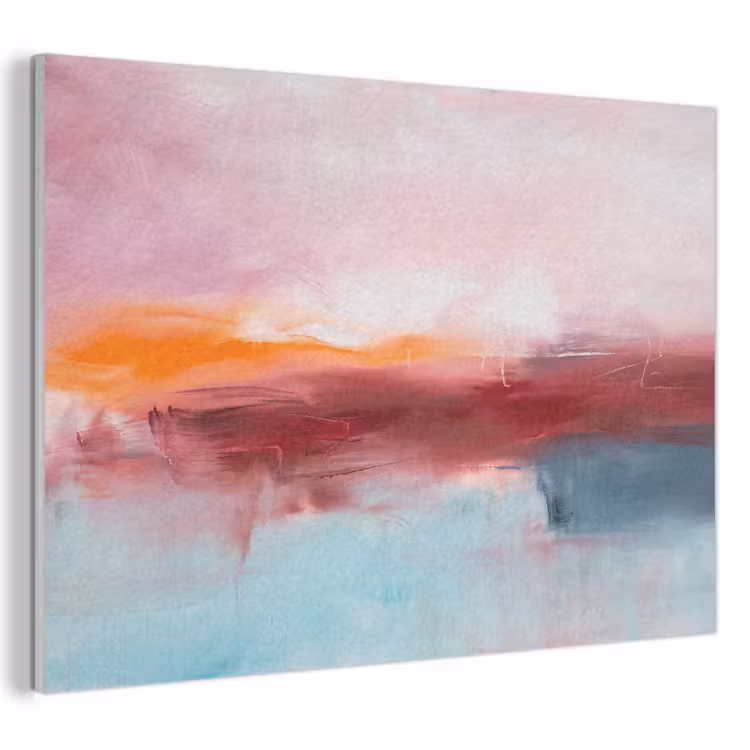 Akoestisch schilderij - Abstract - Kleuren - Modern - Kunst - Roze — 1