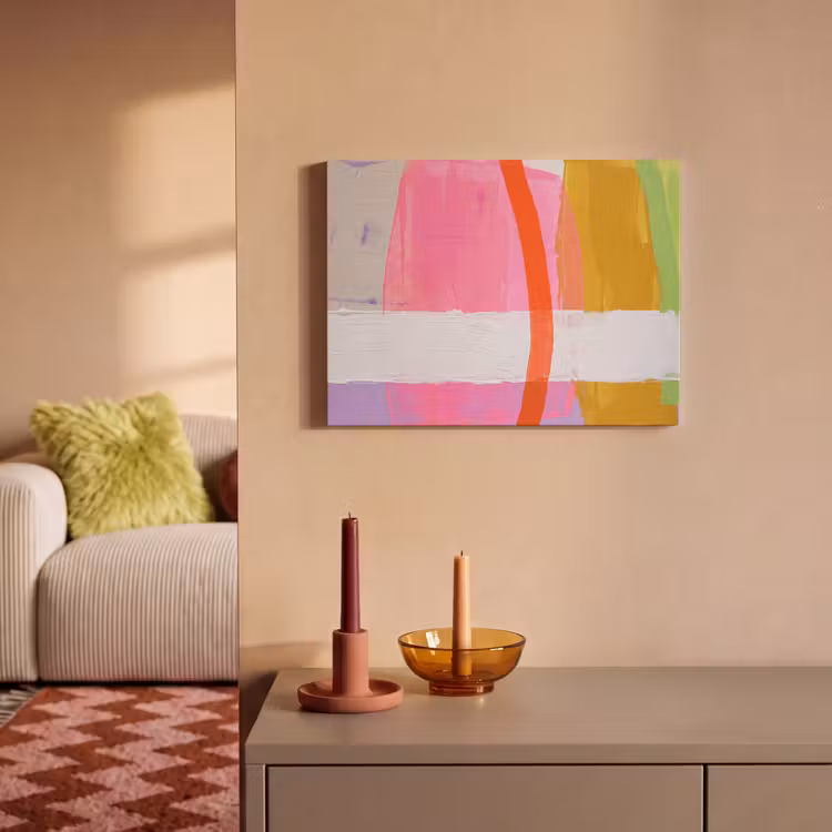 Akoestisch schilderij - Abstract - Kleurrijk - Vormen - Modern - Kunst — 2