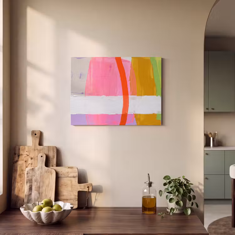 Akoestisch schilderij - Abstract - Kleurrijk - Vormen - Modern - Kunst — 3