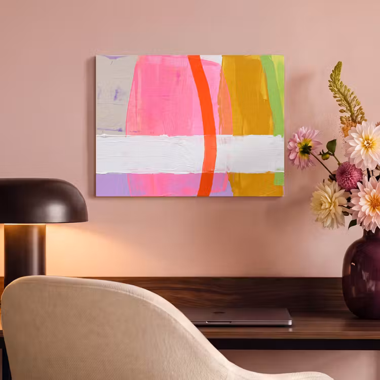 Akoestisch schilderij - Abstract - Kleurrijk - Vormen - Modern - Kunst — 4