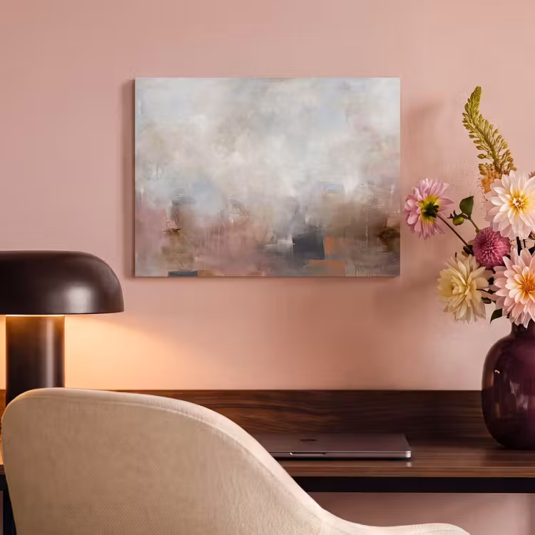Akoestisch schilderij - Abstract - Vloeiend - Kunst - Modern - Beige — 4