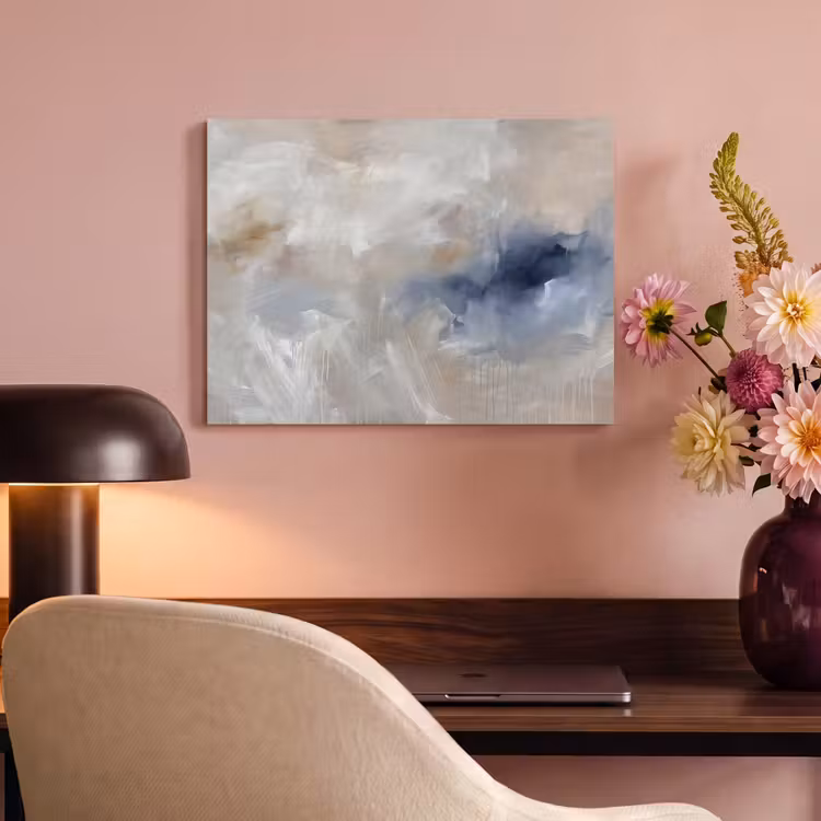 Akoestisch schilderij - Abstract - Wolken - Sfeer - Modern - Beige — 4