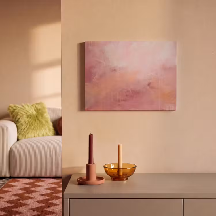 Akoestisch schilderij - Kunst - Vloeiend - Pastel - Abstract — 2