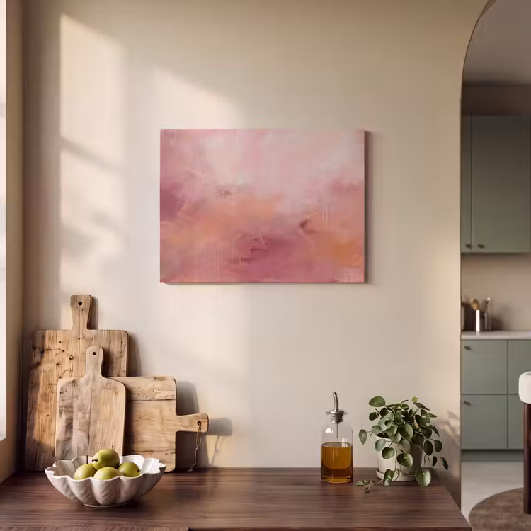 Akoestisch schilderij - Kunst - Vloeiend - Pastel - Abstract — 3