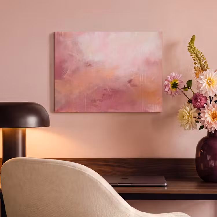 Akoestisch schilderij - Kunst - Vloeiend - Pastel - Abstract — 4