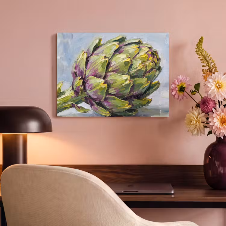 Akoestisch schilderij - Eten - Artisjok - Modern — 4