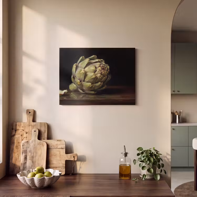 Akoestisch schilderij - Artichok - Eten - Klassiek — 3