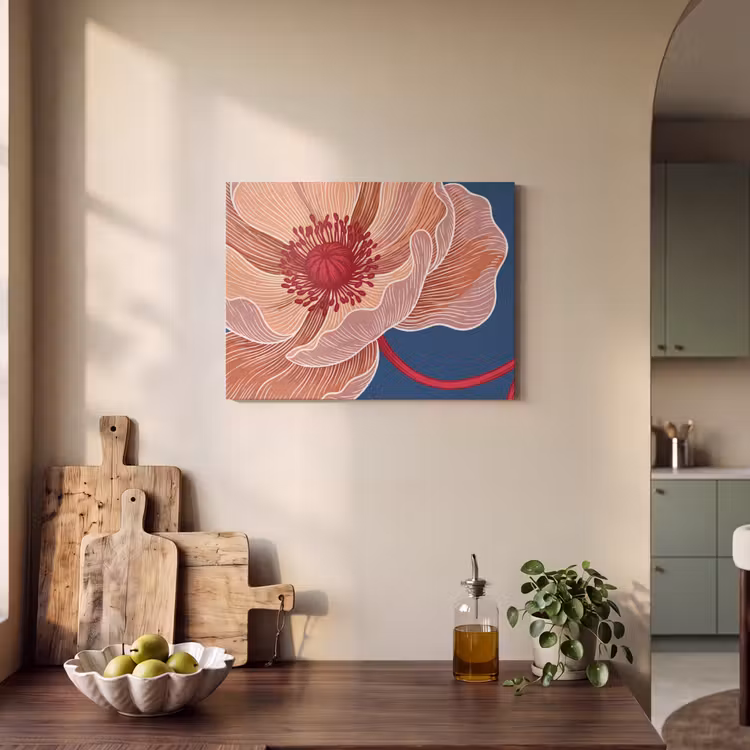 Akoestisch schilderij - Bloemen - Modern - Abstract — 3