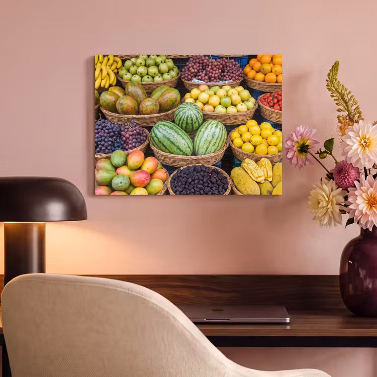 Akoestisch schilderij - Fruit - Markt - Kleurrijk — 4