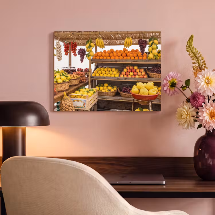 Akoestisch schilderij - Marktkraam - Fruit - Vers — 4