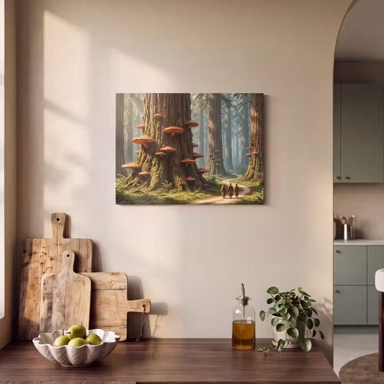Akoestisch schilderij - Bos - Bomen - Natuur — 3