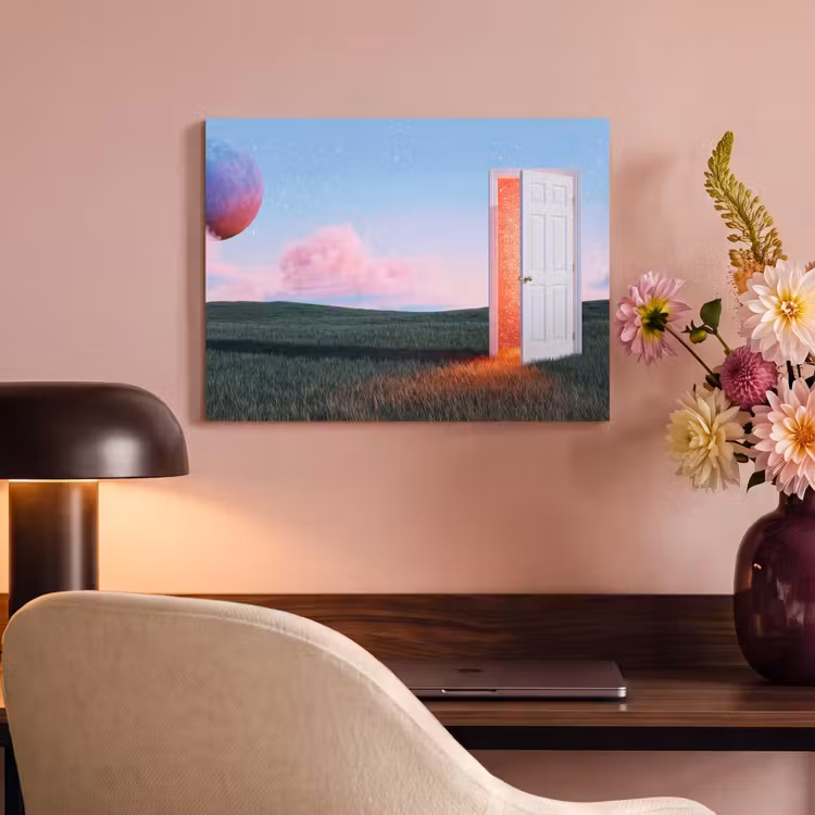 Akoestisch schilderij - Deur - Fantasie - Ruimte — 4