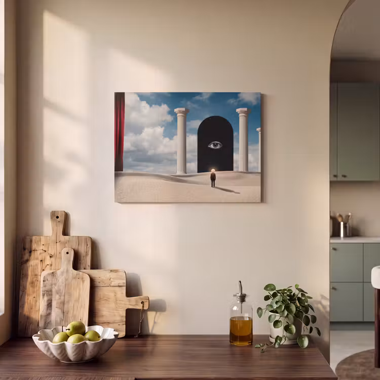 Akoestisch schilderij - Droom - Woestijn - Oog — 3