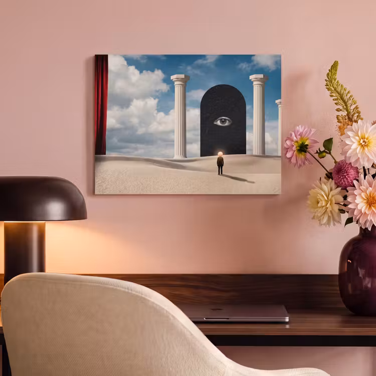 Akoestisch schilderij - Droom - Woestijn - Oog — 4