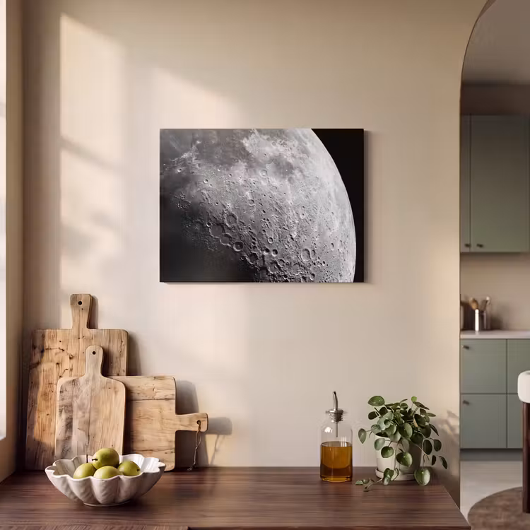 Akoestisch schilderij - Maan - Kraters - Ruimte — 3