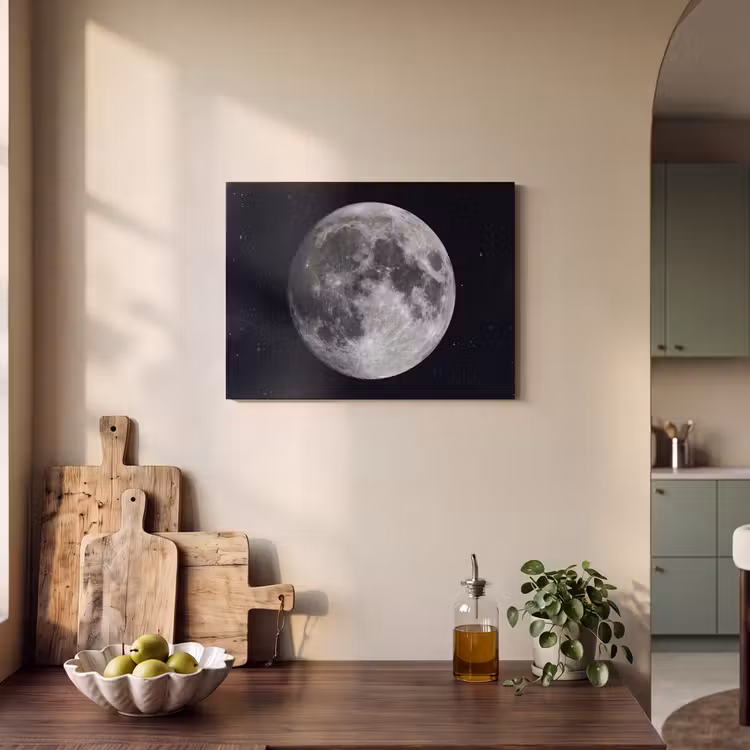 Akoestisch schilderij - Maan - Sterren - Ruimte — 3