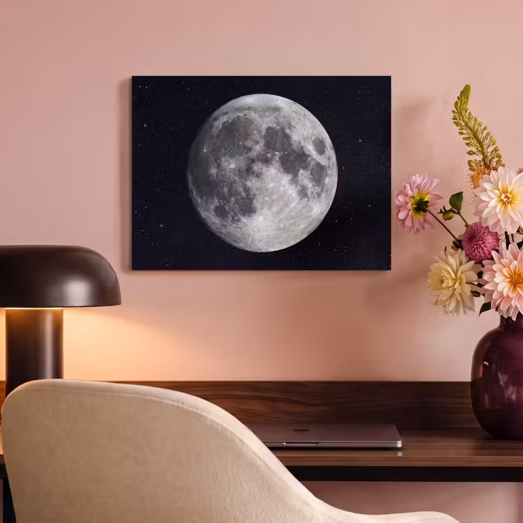 Akoestisch schilderij - Maan - Sterren - Ruimte — 4