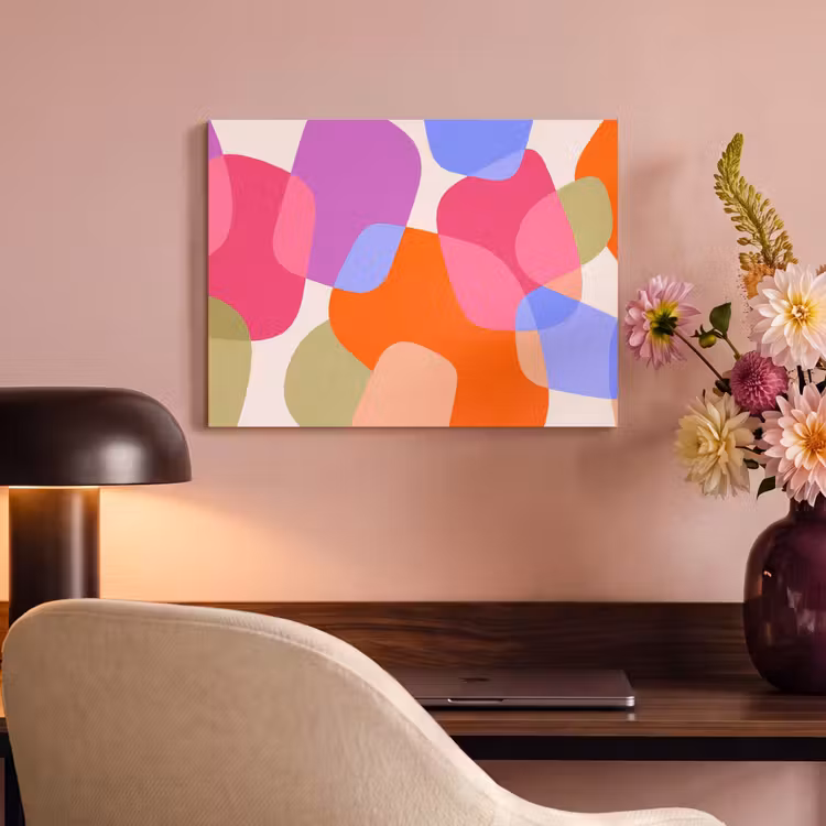 Akoestisch schilderij - Abstract - Vormen - Modern - Kleurrijk — 4