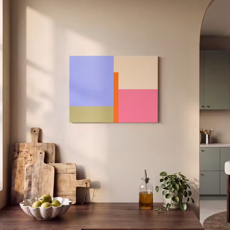 Akoestisch schilderij - Abstract - Geometrie - Kunst - Modern - Kleurrijk — 3