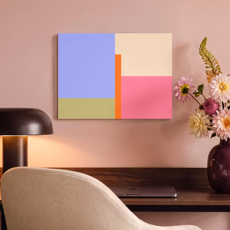 Akoestisch schilderij - Abstract - Geometrie - Kunst - Modern - Kleurrijk — 4