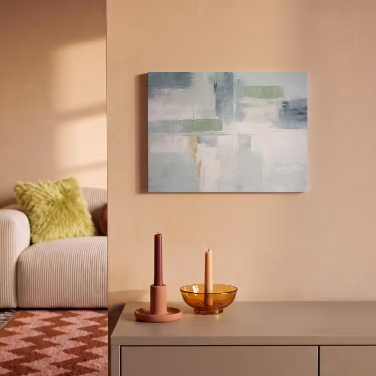 Akoestisch schilderij - Verf - Moderne kunst - Abstract - Grijs — 2