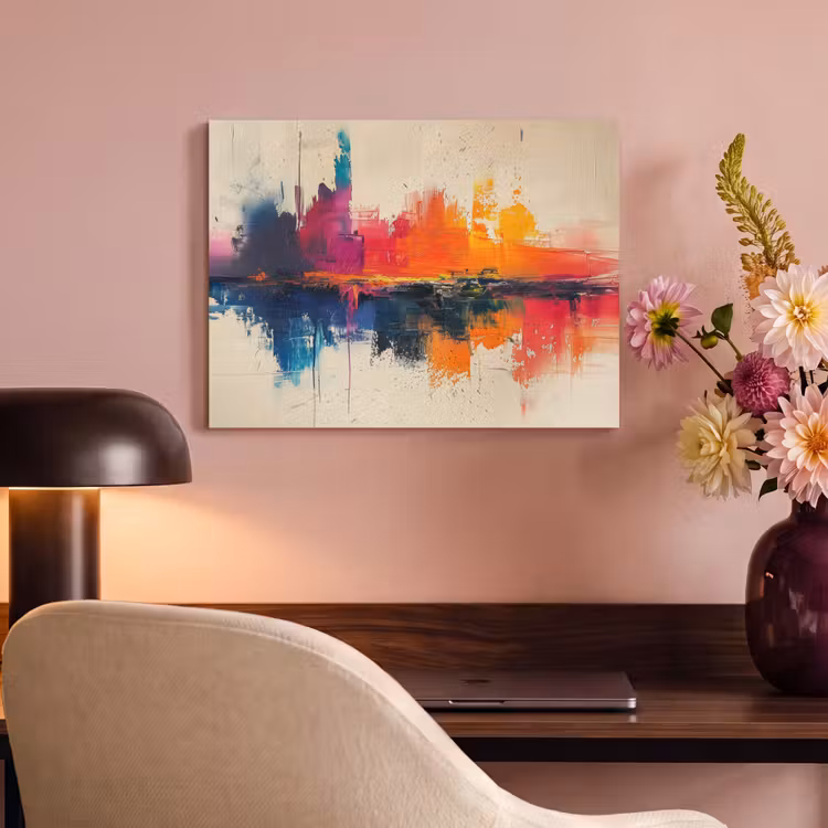 Akoestisch schilderij - Watercolor - Kunst - Modern — 4