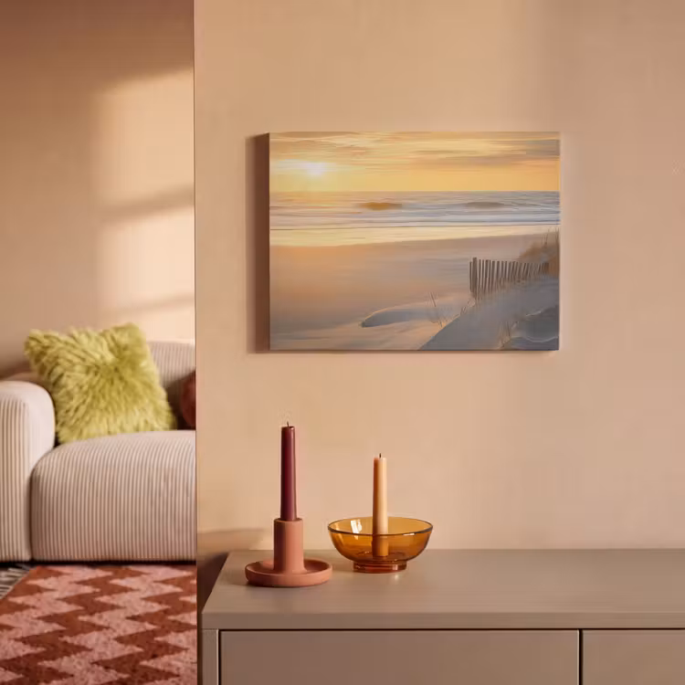Akoestisch schilderij - Strand - Duinen - Zonsondergang — 2