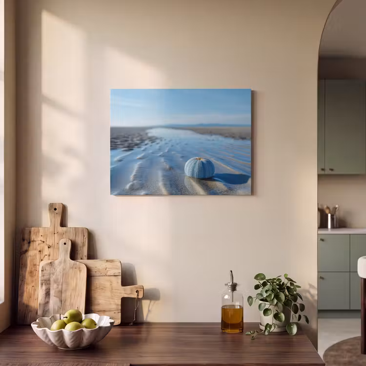 Akoestisch schilderij - Strand - Schild - Water - Blauw — 3