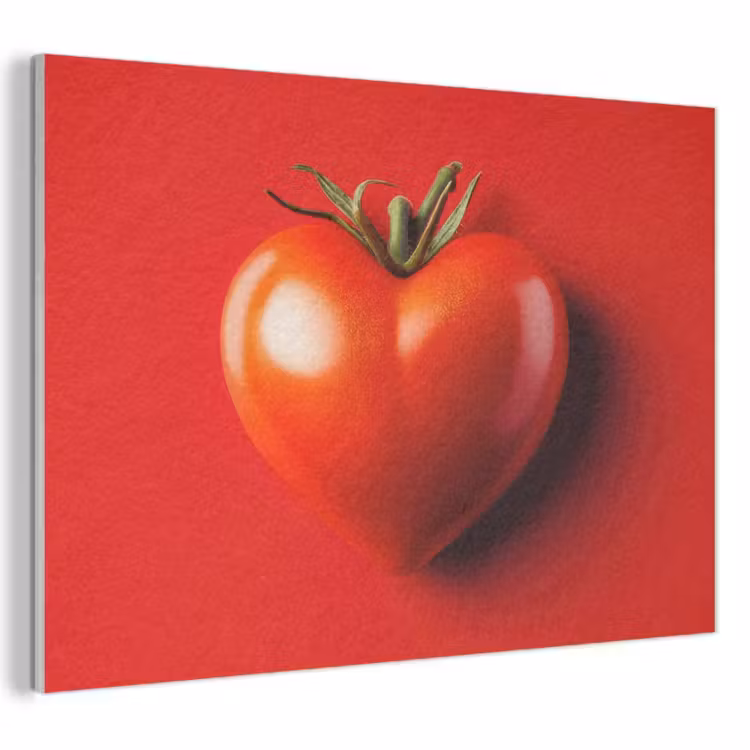 Akoestisch schilderij - Tomaat - Rood - Hart — 1