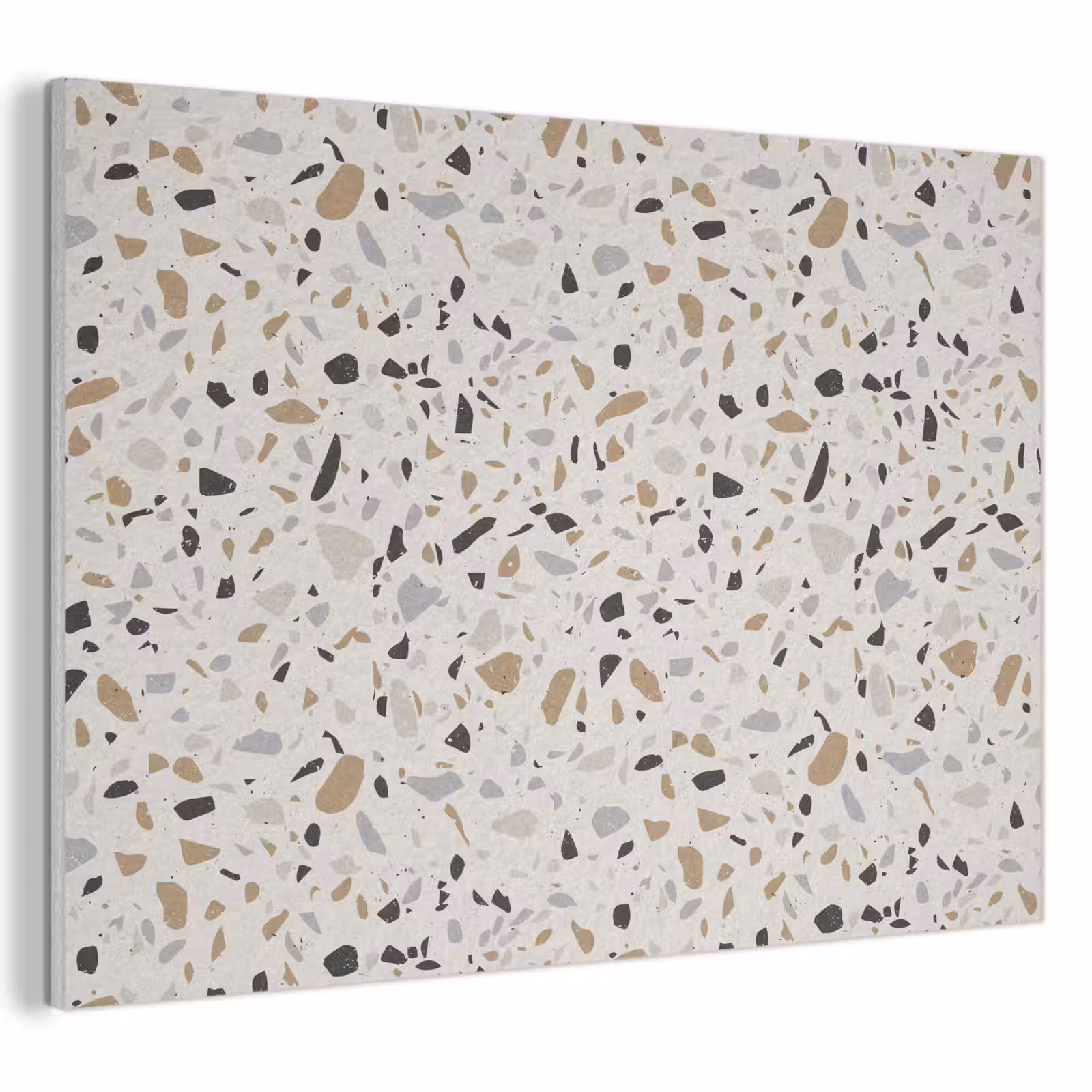 Akoestisch schilderij - Terrazzo - Patroon - Staal — 1