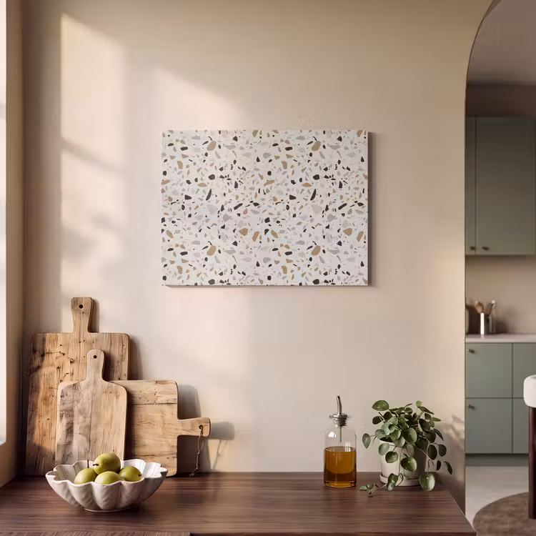 Akoestisch schilderij - Terrazzo - Patroon - Staal — 3