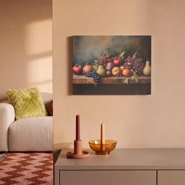 Akoestisch schilderij - Rustiek - Stilleven - Fruit — 2