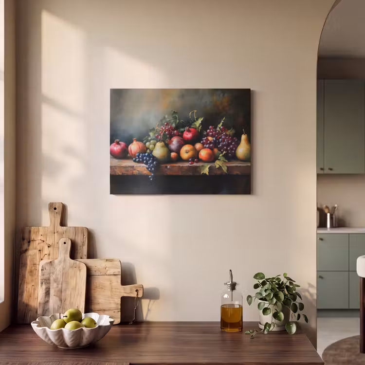 Akoestisch schilderij - Rustiek - Stilleven - Fruit — 3