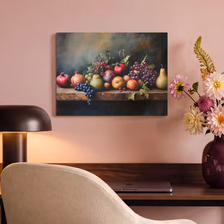 Akoestisch schilderij - Rustiek - Stilleven - Fruit — 4