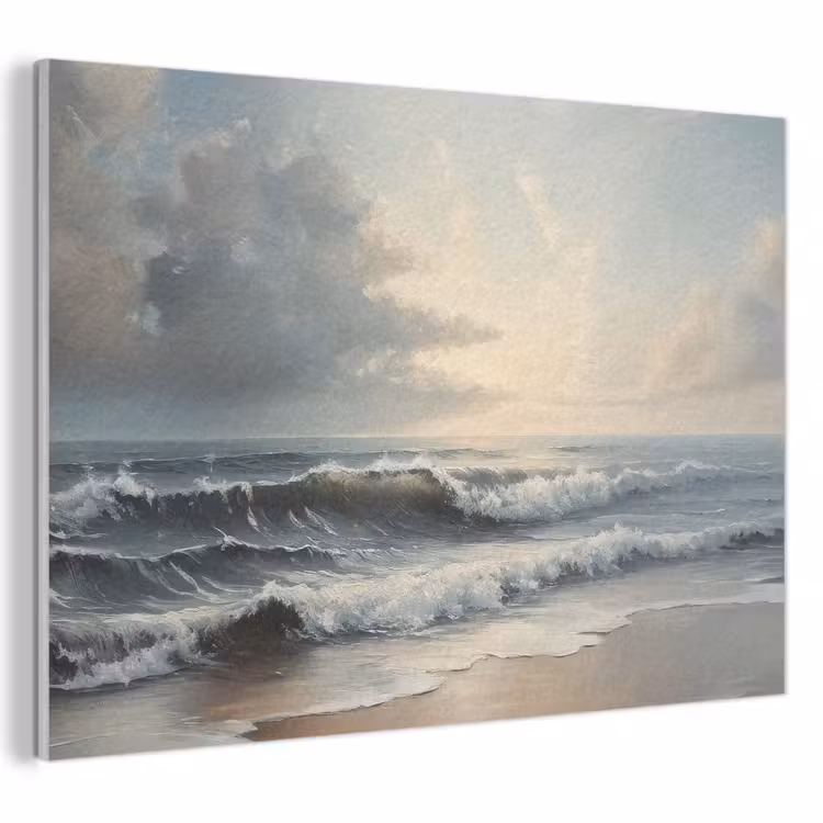 Akoestisch schilderij - Strand - Zee - Zonsondergang — 1