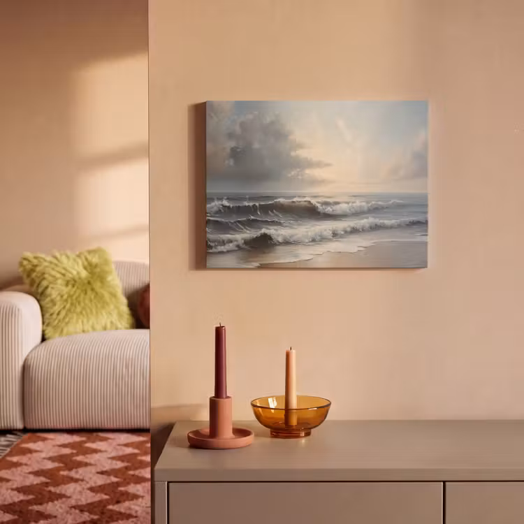 Akoestisch schilderij - Strand - Zee - Zonsondergang — 2