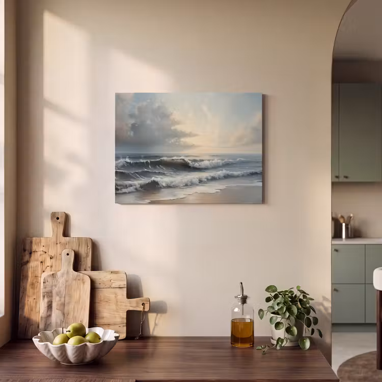 Akoestisch schilderij - Strand - Zee - Zonsondergang — 3