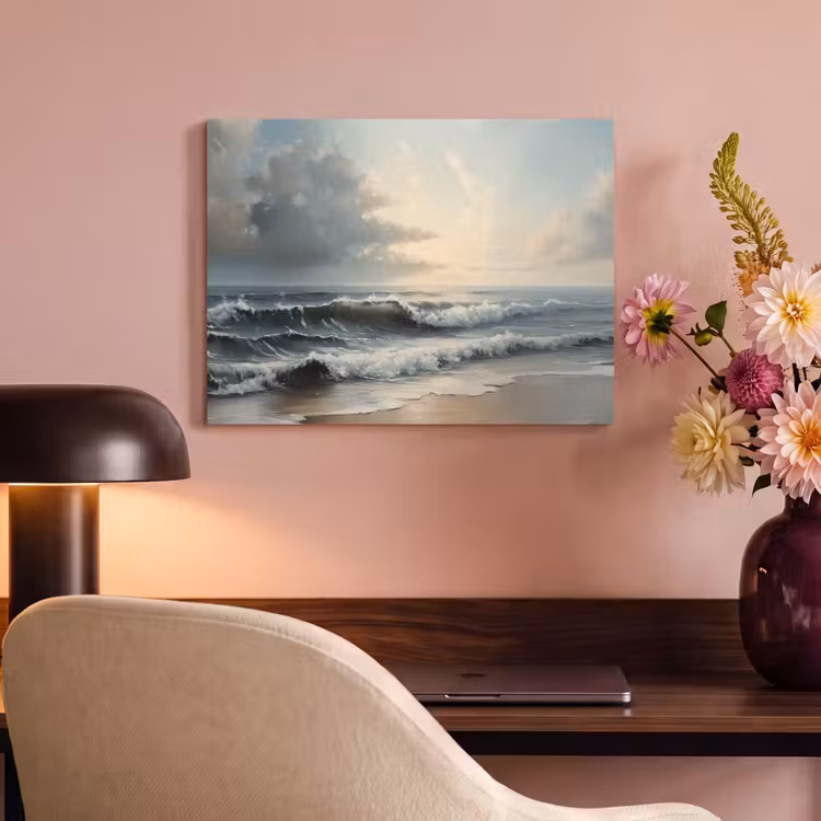 Akoestisch schilderij - Strand - Zee - Zonsondergang — 4
