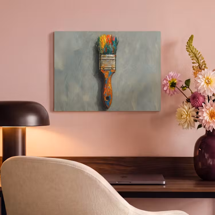 Akoestisch schilderij - Verf - Kwast - Schilderij — 4