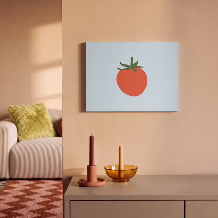 Akoestisch schilderij - Rood - Tomaat - Groente — 2