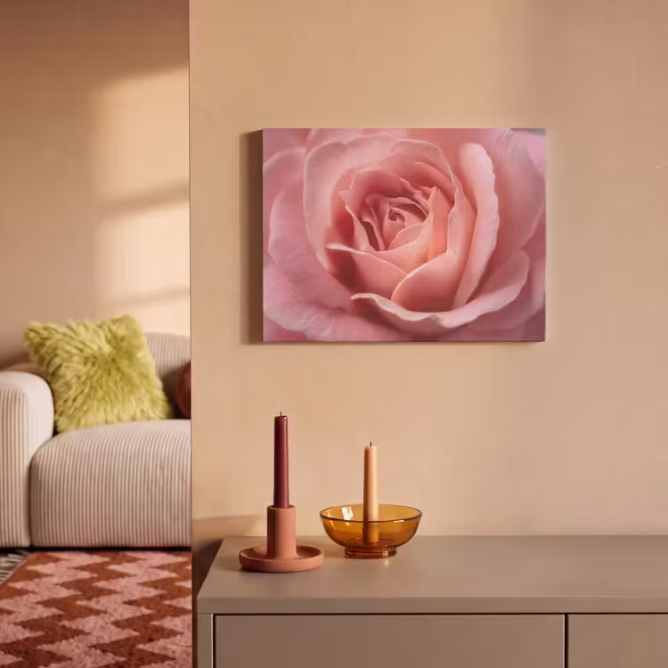 Akoestisch schilderij - Roze - Roos - Romantisch — 2
