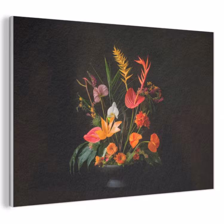 Akoestisch schilderij - Schaal - Boeket - Bloemen — 1
